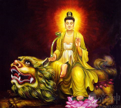 属兔本命佛：文殊菩萨