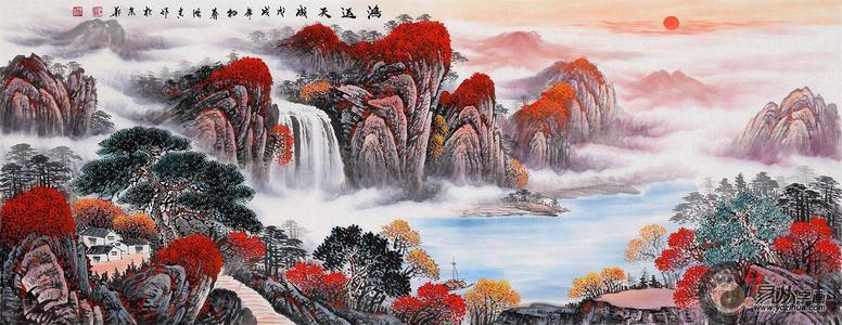 家中财位挂这几种画招财进宝旺风水 家庭美满