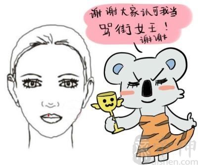 上嘴唇有痣代表什么