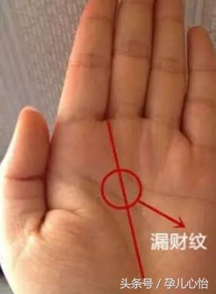 漏财之人的手相，天生不聚财