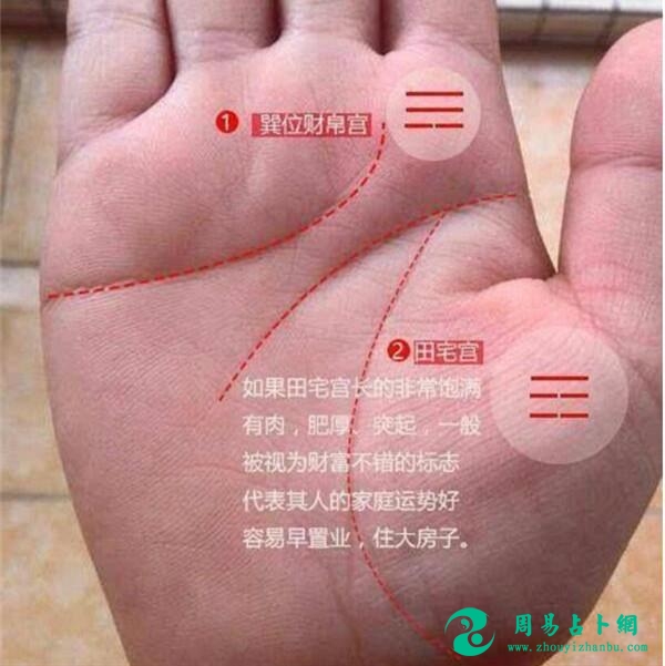 有福气之人的手相，大富大贵